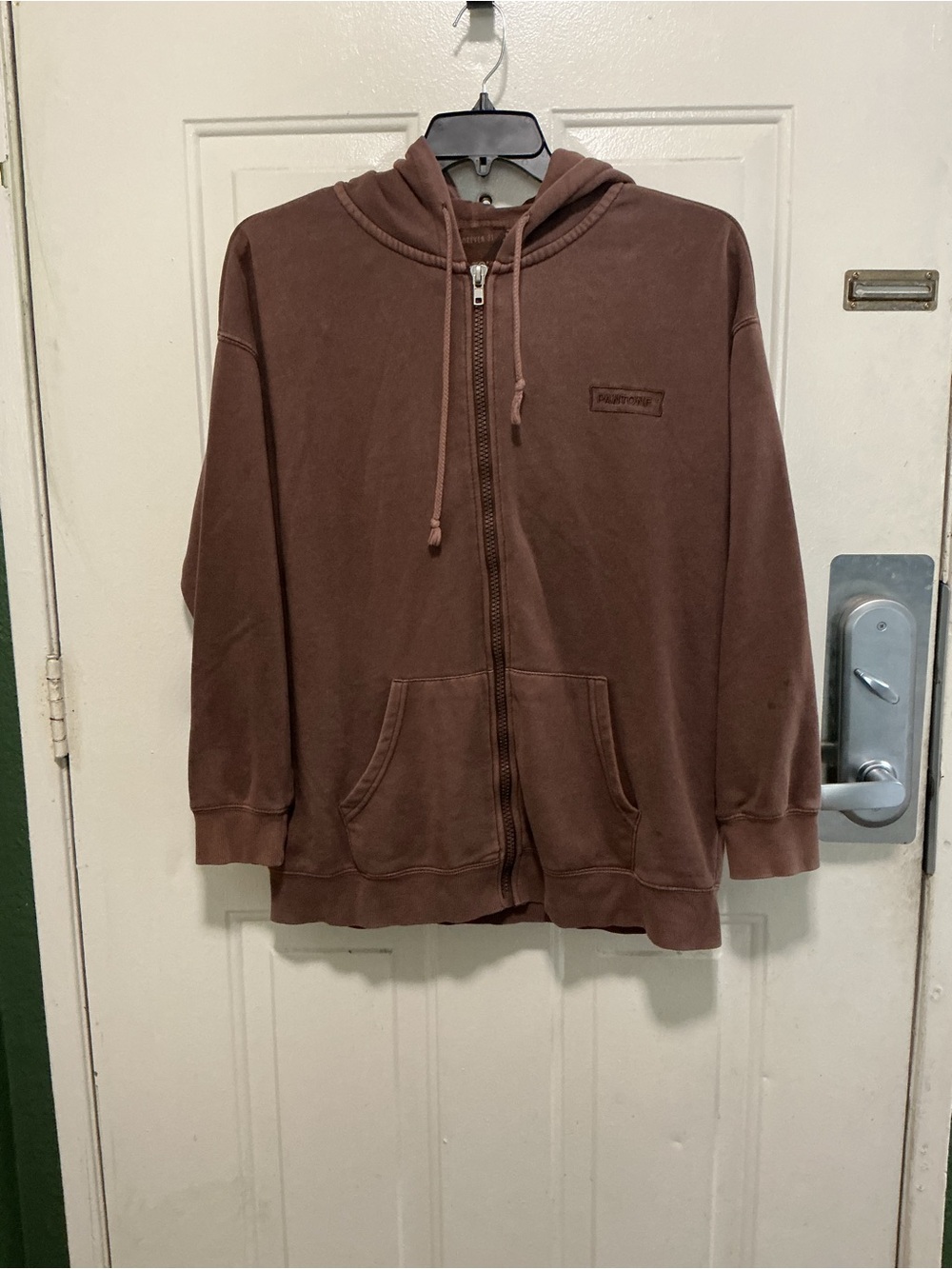 Forever 21 Womans Brown Zip Hoodie Jacket